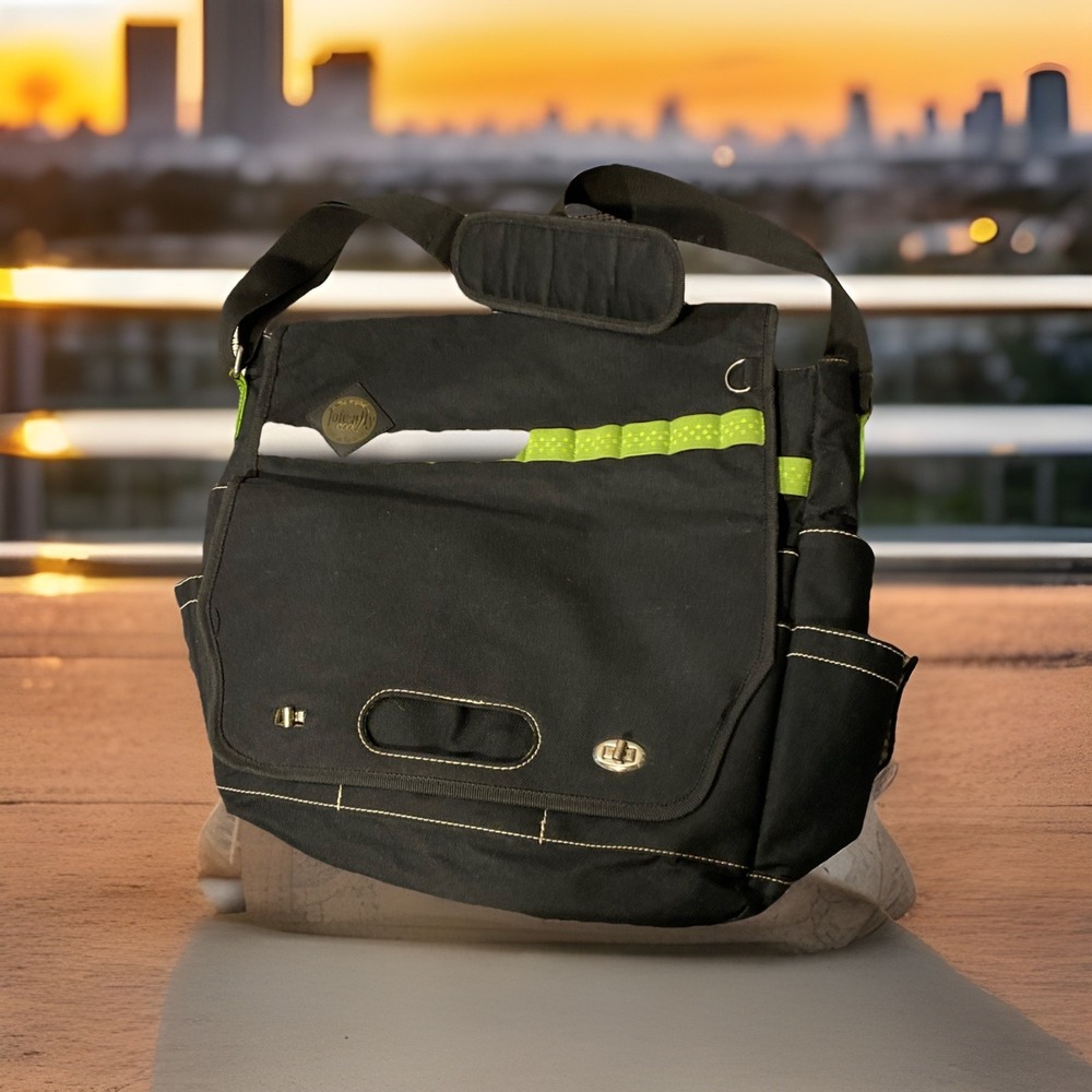 Tote-ally cool! Brand Large Canvas  Craft Tote Zipper‎ & Front Pocket